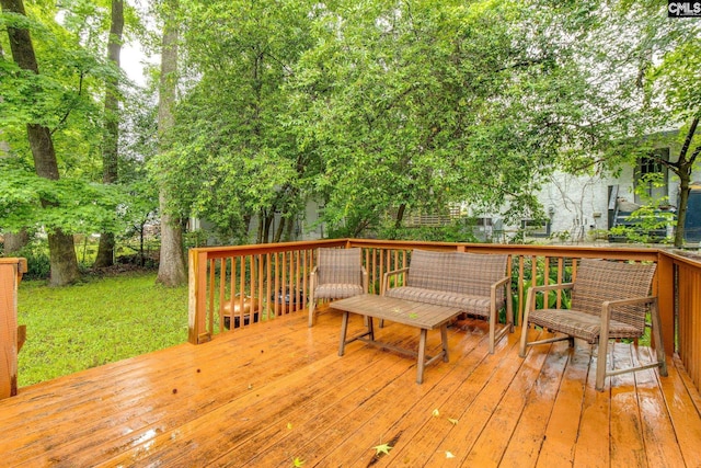2241 Atascadero Dr, Columbia, SC 29206 - view of wooden deck