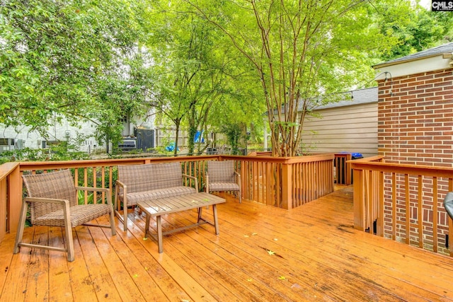 2241 Atascadero Dr, Columbia, SC 29206 - view of wooden terrace