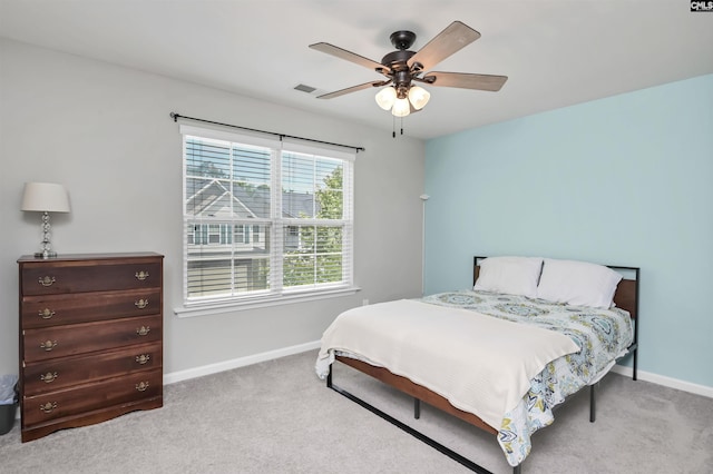 246 Harvest Glen Ln, West Columbia, SC 29169 - carpeted bedroom with baseboards and a ceiling fan