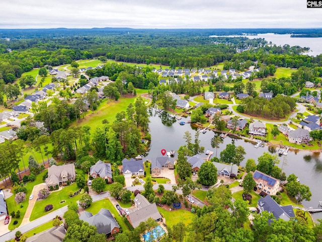 233 Pointe Overlook Dr, Chapin, SC 29036 - aerial view of residential area with a large body of water