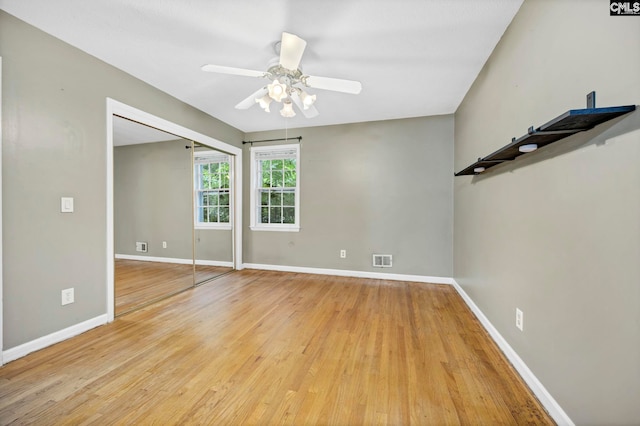 1818 Stratford Rd, Cayce, SC 29033 - spare room with baseboards, light wood finished floors, and ceiling fan