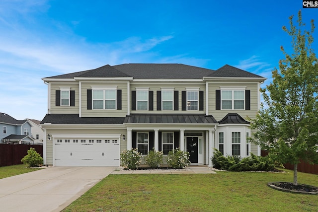 138 Long Cove Dr, Blythewood, SC 29016 - traditional-style house with concrete driveway and a garage