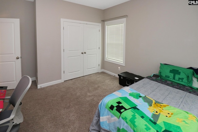 138 Long Cove Dr, Blythewood, SC 29016 - bedroom with carpet flooring, baseboards, and a closet