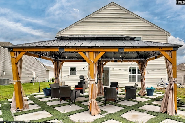 2121 Connor Way, Newberry, SC 29108 - view of patio with a gazebo