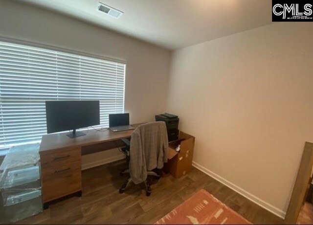 2121 Connor Way, Newberry, SC 29108 - office area with wood finished floors and baseboards