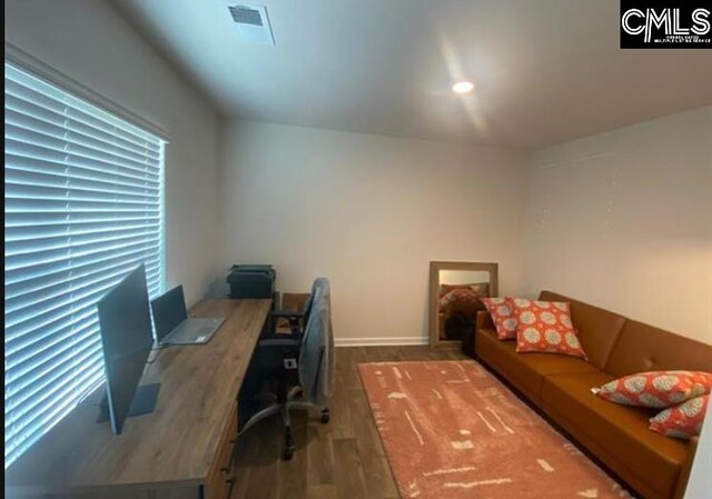 2121 Connor Way, Newberry, SC 29108 - office area with wood finished floors and baseboards