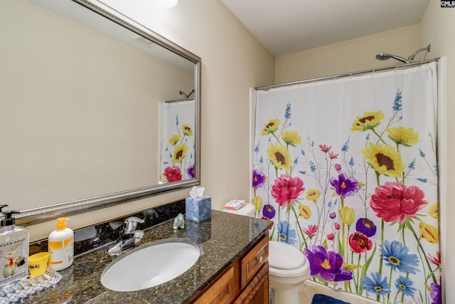 1123 Triple Crown Ct, Elgin, SC 29045 - full bath with vanity, toilet, and a shower with curtain