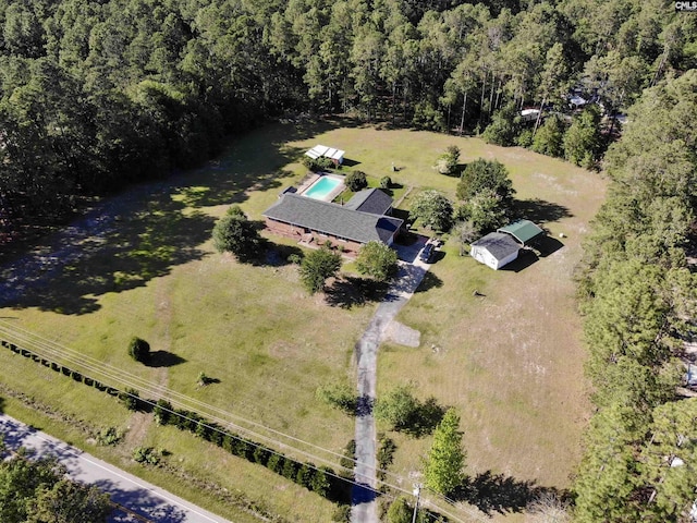 916 Sessions Rd, Elgin, SC 29045 - aerial view of property's location featuring a heavily wooded area