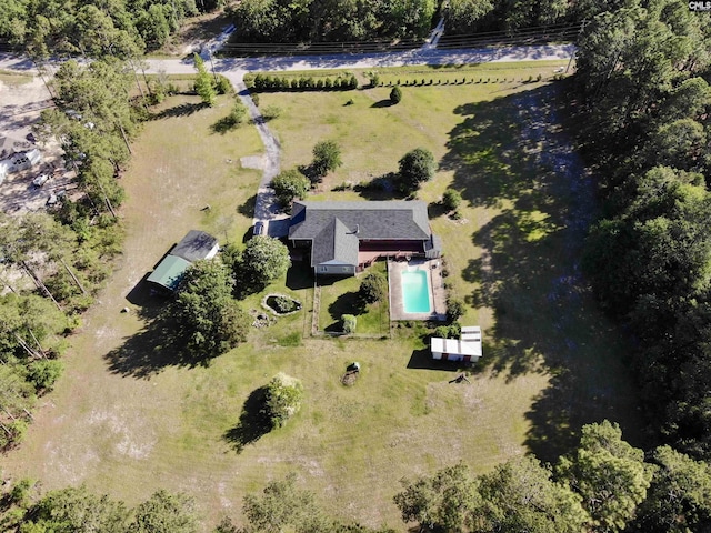 916 Sessions Rd, Elgin, SC 29045 - aerial view of property's location featuring rural landscape and a pool area