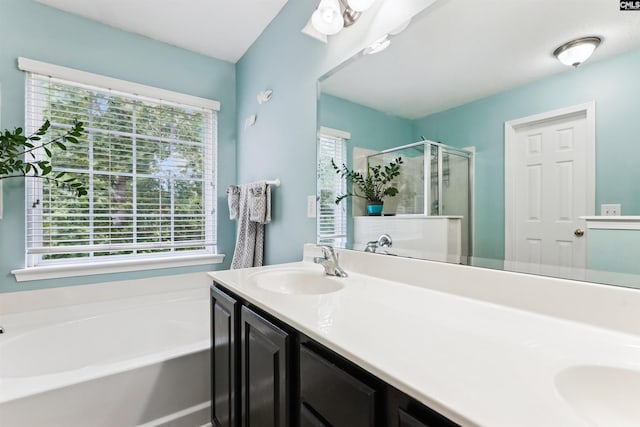 209 Walden Place Cir, Elgin, SC 29045 - full bathroom featuring plenty of natural light, a shower stall, and a garden tub