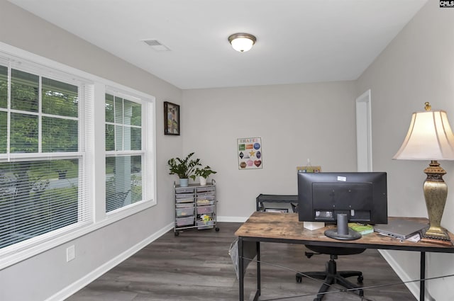 53 Findlay Cir, Elgin, SC 29045 - office space with wood finished floors and baseboards