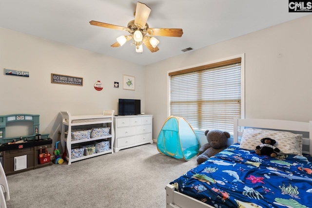 612 Williams Cir, West Columbia, SC 29172 - carpeted bedroom featuring ceiling fan
