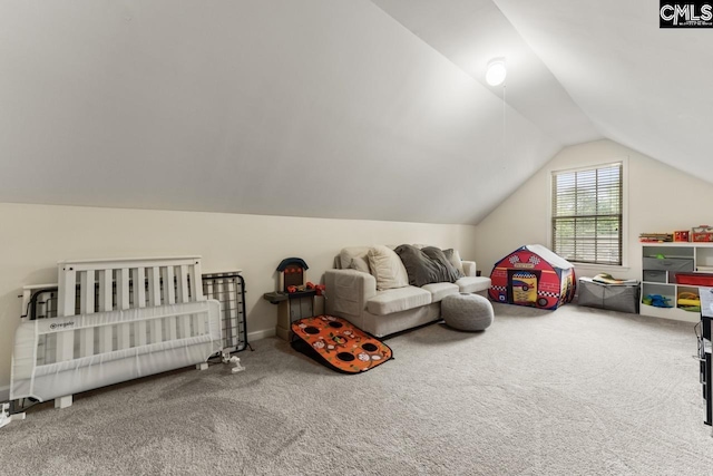 612 Williams Cir, West Columbia, SC 29172 - carpeted bedroom featuring lofted ceiling