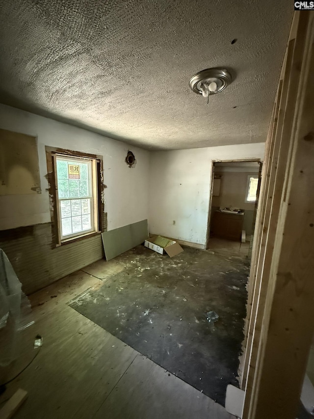 453 Fagan Rd, Winnsboro, SC 29180 - miscellaneous room featuring healthy amount of natural light and a textured ceiling