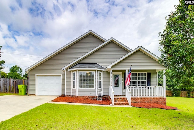 11 Parkhaven Ct, Columbia, SC 29209 - view of front of house with covered porch, concrete driveway, and a garage