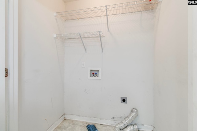 11 Parkhaven Ct, Columbia, SC 29209 - washroom featuring electric dryer hookup, washer hookup, baseboards, and light tile patterned flooring