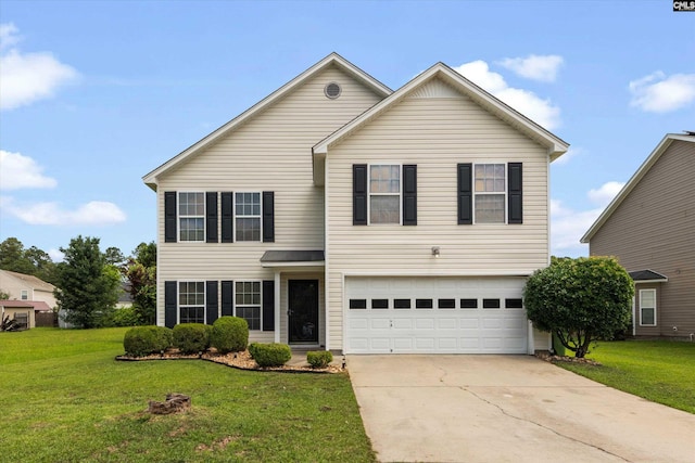 175 Rosecliff Cir, Hopkins, SC 29061 - traditional-style home featuring driveway, a front yard, and an attached garage