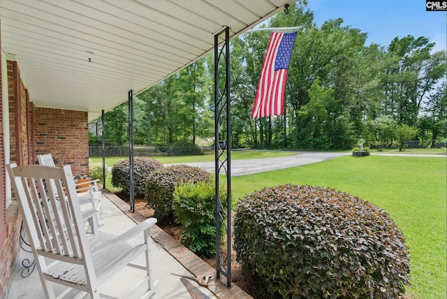 2015 Valley View Rd, West Columbia, SC 29172 - view of patio with view of scattered trees