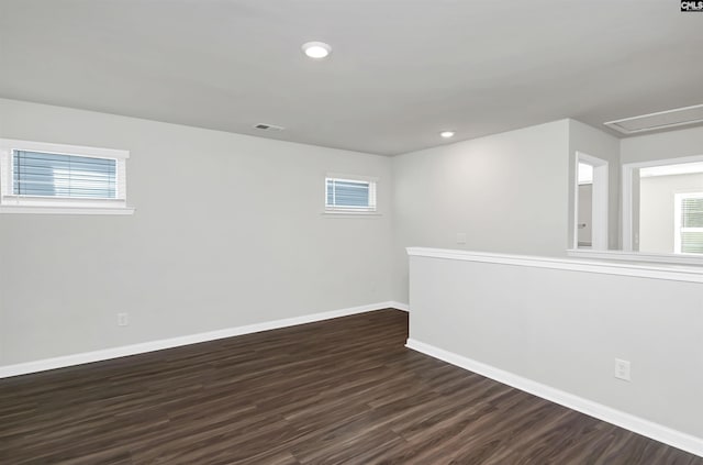 341 Liliana Dr, Columbia, SC 29223 - below grade area featuring baseboards, dark wood finished floors, healthy amount of natural light, and recessed lighting
