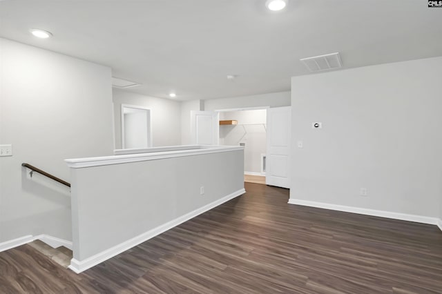 341 Liliana Dr, Columbia, SC 29223 - unfurnished room featuring baseboards, dark wood finished floors, and recessed lighting