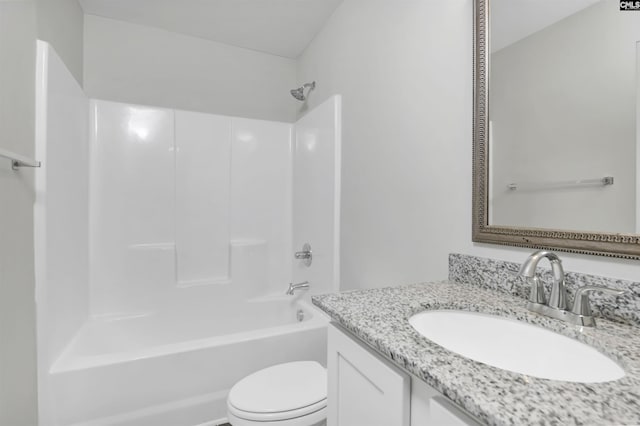 341 Liliana Dr, Columbia, SC 29223 - bathroom featuring vanity, toilet, and shower / tub combination