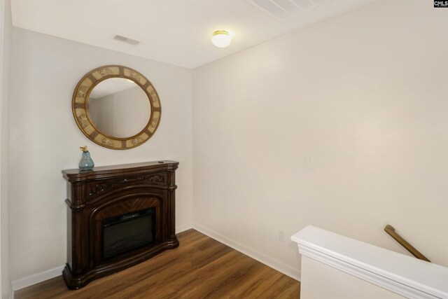 1306 Waverly Place Dr, Columbia, SC 29223 - hall with dark wood finished floors and baseboards
