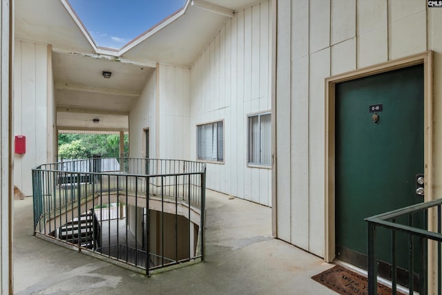 1208 Bush River Rd Unit G10, Columbia, SC 29210 - view of exterior entry featuring board and batten siding