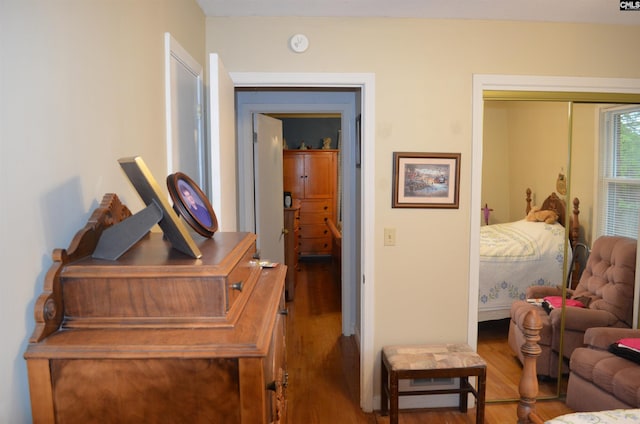 828 Seay Dr, West Columbia, SC 29170 - hall featuring wood finished floors and baseboards