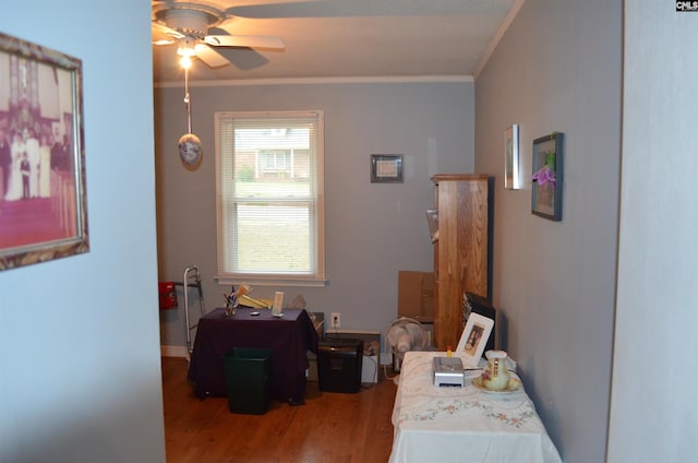 828 Seay Dr, West Columbia, SC 29170 - bedroom featuring wood finished floors and ornamental molding