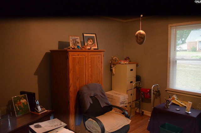 828 Seay Dr, West Columbia, SC 29170 - sitting room with light wood-style flooring and healthy amount of natural light