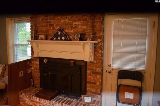 828 Seay Dr, West Columbia, SC 29170 - detailed view of a fireplace