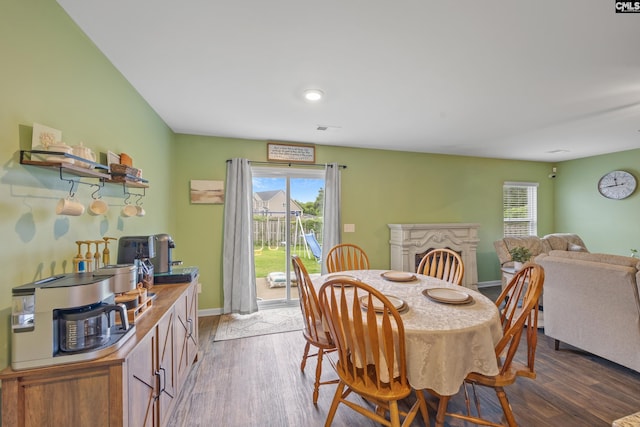 133 Plum Orchard Dr, West Columbia, SC 29170 - dining room with healthy amount of natural light, wood finished floors, and baseboards