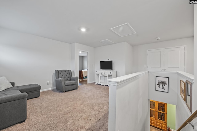 133 Plum Orchard Dr, West Columbia, SC 29170 - carpeted living area featuring baseboards and recessed lighting