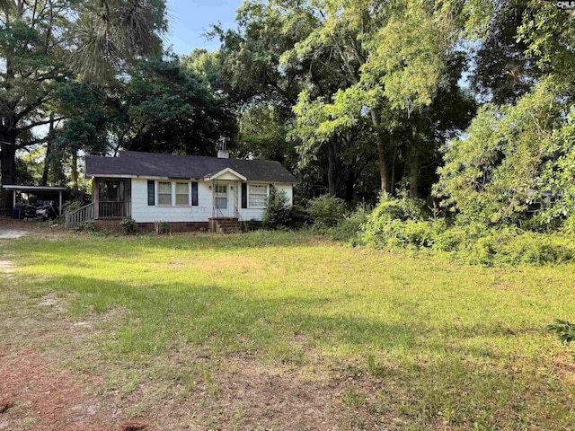 2503 Haile St, Camden, SC 29020 - view of front of home with a front yard