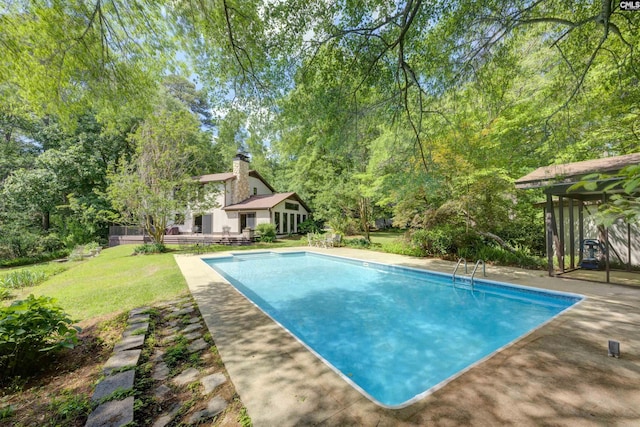208 Gibbs Rd, Elgin, SC 29045 - swimming pool with a yard