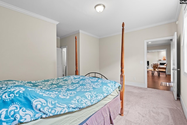 122 Lost Lure Ln, Chapin, SC 29036 - carpeted bedroom with crown molding and baseboards