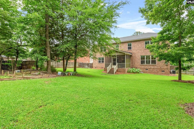 122 Lost Lure Ln, Chapin, SC 29036 - view of yard with a sunroom and central AC