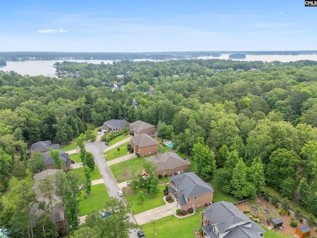 122 Lost Lure Ln, Chapin, SC 29036 - aerial perspective of suburban area featuring a large body of water and a forest