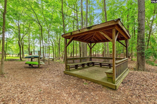 122 Lost Lure Ln, Chapin, SC 29036 - view of community featuring a gazebo and a wooden deck