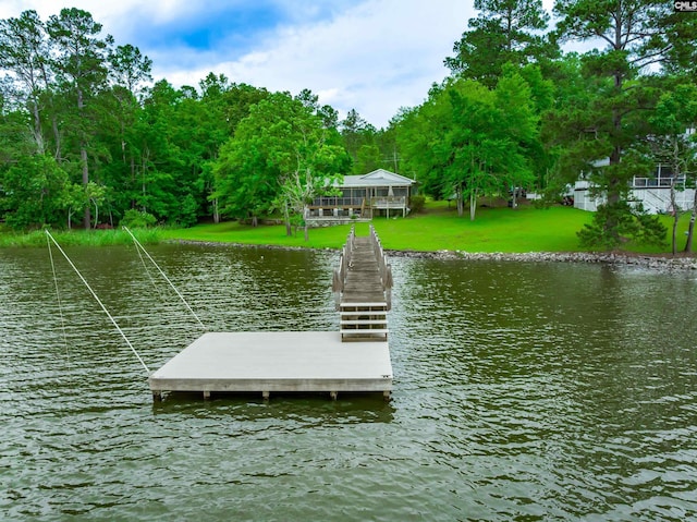 1805 Lakeshore Rd, Camden, SC 29020 - dock area with a water view