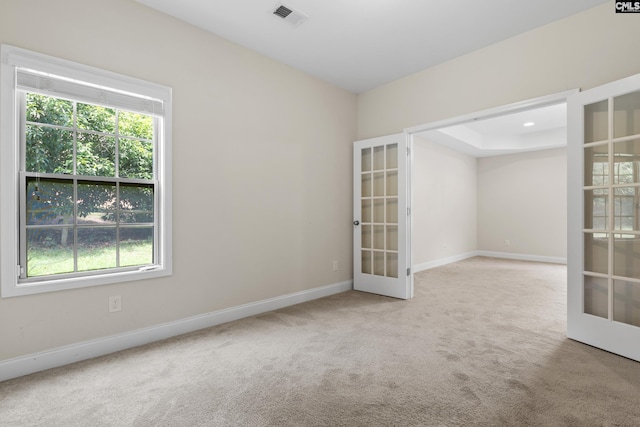 309 Tanners Mill Ct, Chapin, SC 29036 - carpeted empty room featuring french doors, healthy amount of natural light, and baseboards