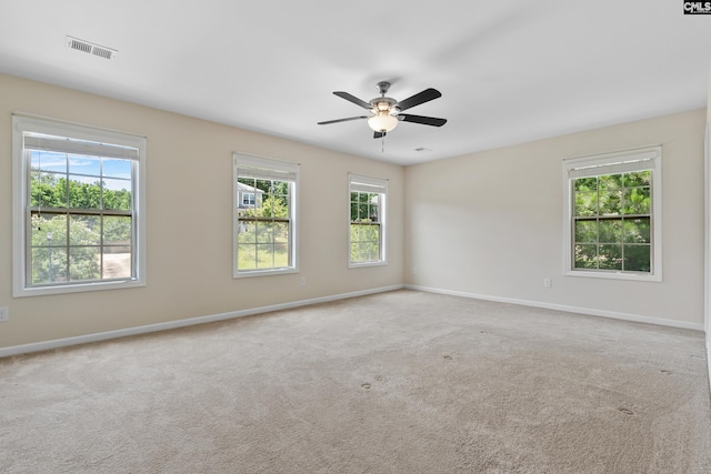 309 Tanners Mill Ct, Chapin, SC 29036 - unfurnished room with baseboards, carpet floors, and a ceiling fan