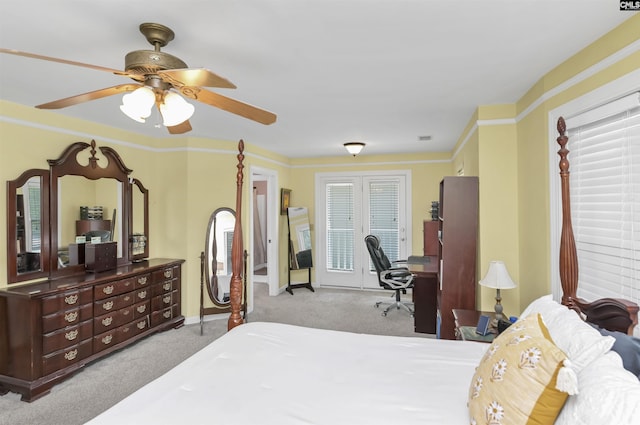 144 Brook Hollow Dr, Columbia, SC 29229 - bedroom with carpet and a ceiling fan