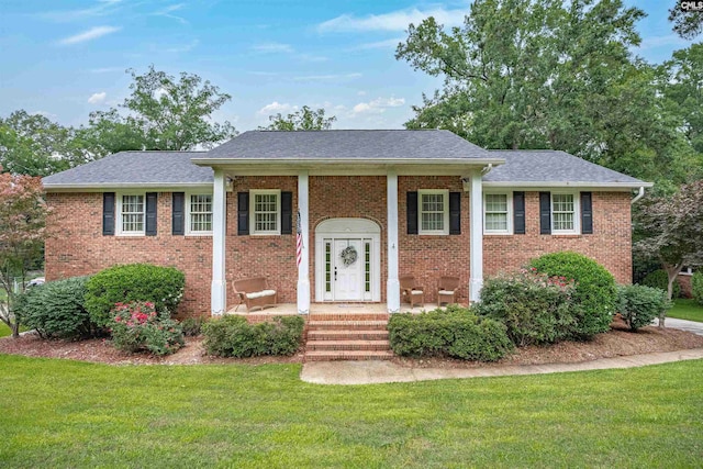 531 Sulgrave Dr, Columbia, SC 29210 - split foyer home featuring a front lawn, brick siding, and a shingled roof