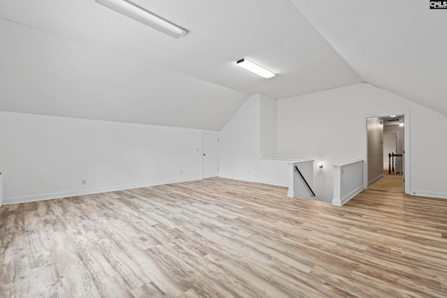 117 Brookspring Rd, Columbia, SC 29223 - bonus room with vaulted ceiling, light wood-style flooring, and baseboards
