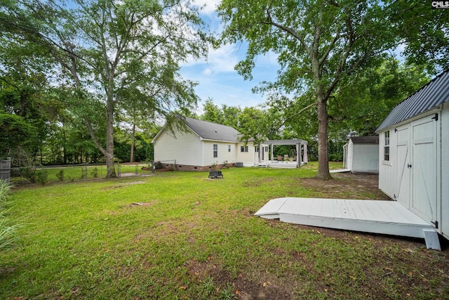 144 Stephanie Dr, Lexington, SC 29073 - view of yard featuring a deck