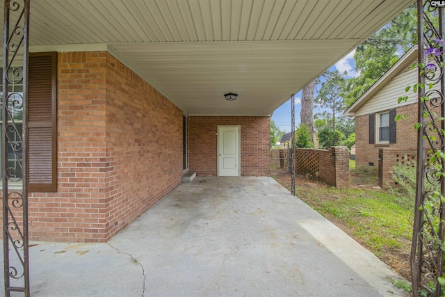 1629 B Ave, West Columbia, SC 29169 - view of patio / terrace with an attached carport