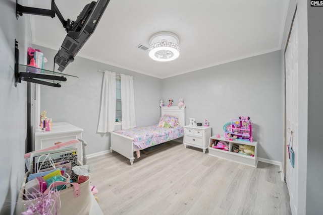 1 Rockingham Ct, Columbia, SC 29223 - bedroom featuring crown molding, wood finished floors, and baseboards