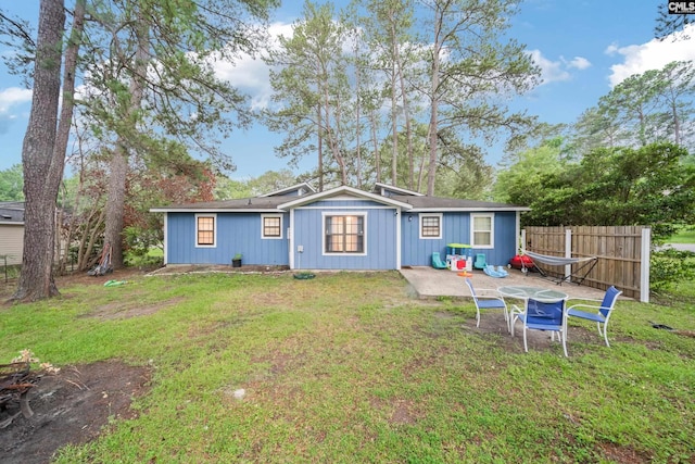 1 Rockingham Ct, Columbia, SC 29223 - back of house featuring a patio and board and batten siding