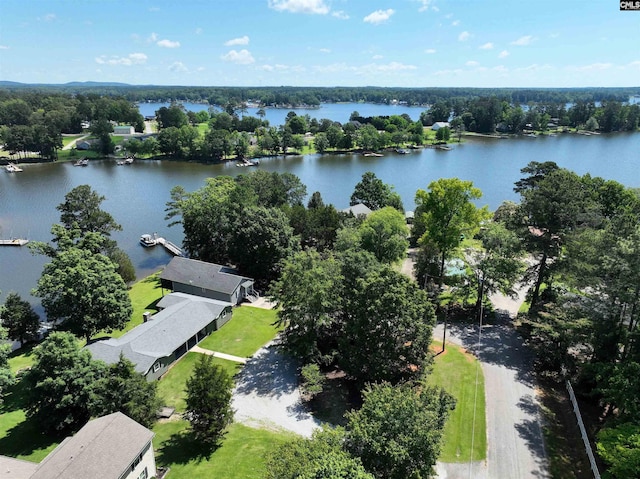 429 Forest Shores Rd, Prosperity, SC 29127 - bird's eye view of a large body of water and a tree filled landscape